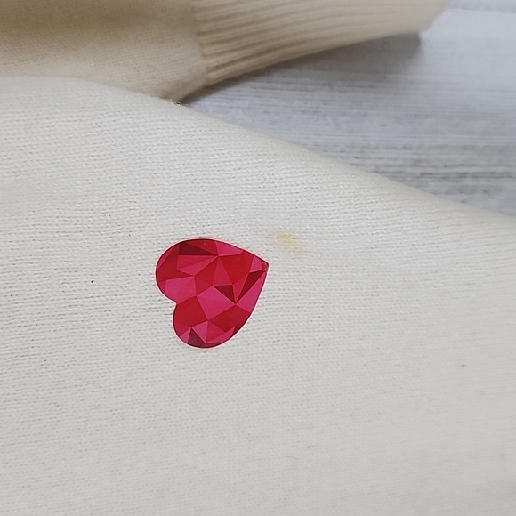 Ann Taylor 100% cashmere cream vneck sweater with bow Size Medium FLAWS - Picture 4 of 11